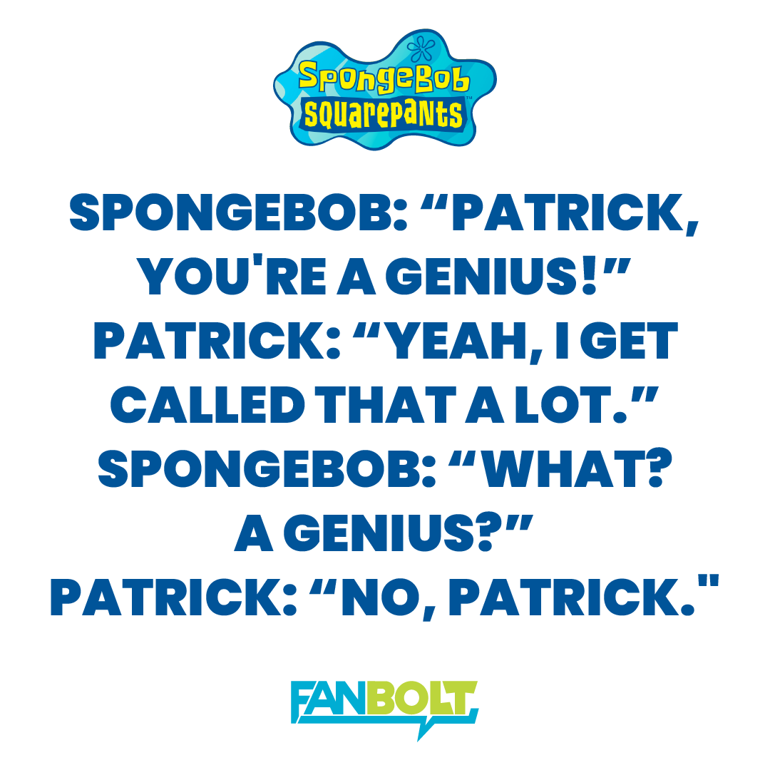 spongebob and patrick best friends quotes