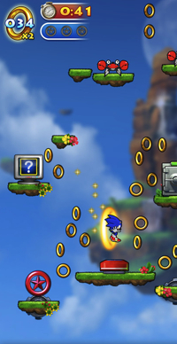 Sonic Jump Review Flying High On Ios And Android Fanbolt